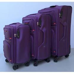 SET KOFERA 3U1 PLATNO 119 ljubicasti