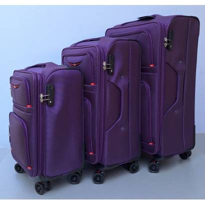 SET KOFERA 3U1 PLATNO 119 ljubicasti
